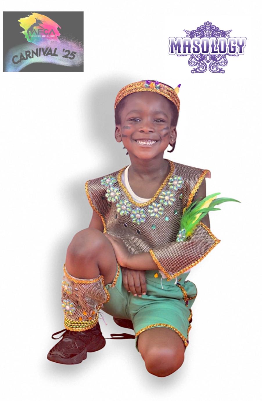 Kids smiling after performance